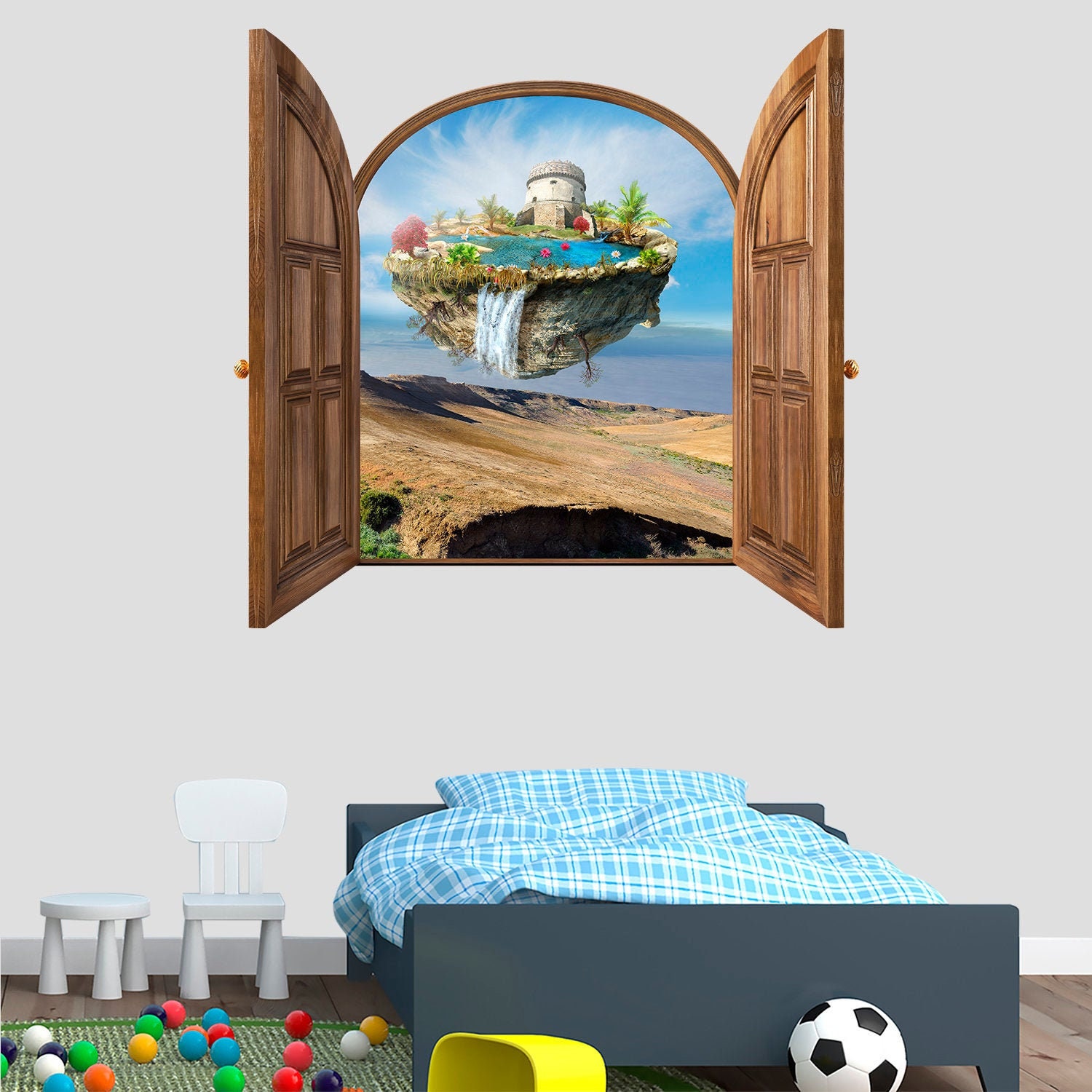 3D Window Frame Wall Decal. Window View Sticker. Nature View Etsy