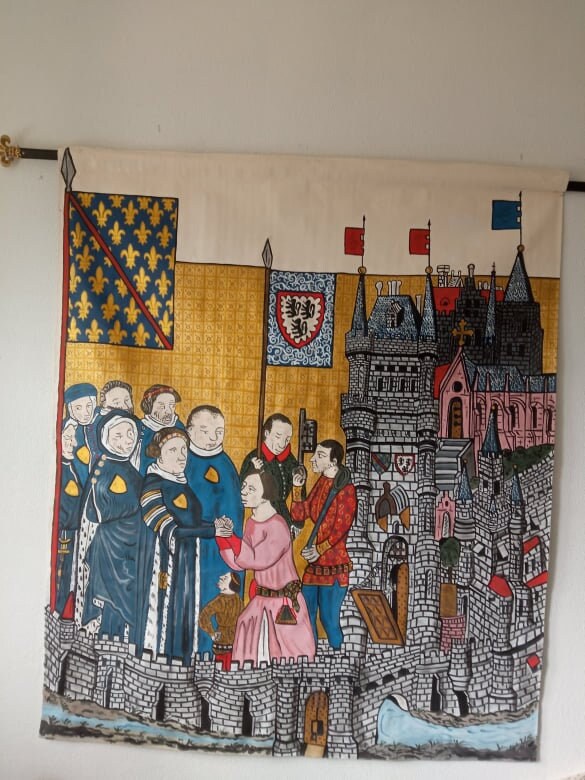 Hommage Du Comté de Clermont-En-Beauvaisis, Entièrement Doublé Médiévale