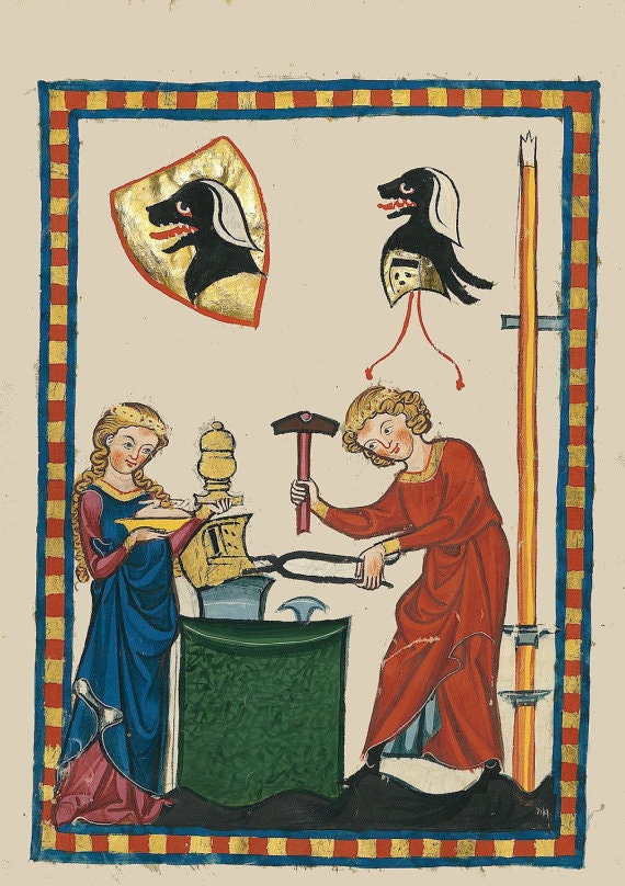 Tapisseries Murales Codex Manesse