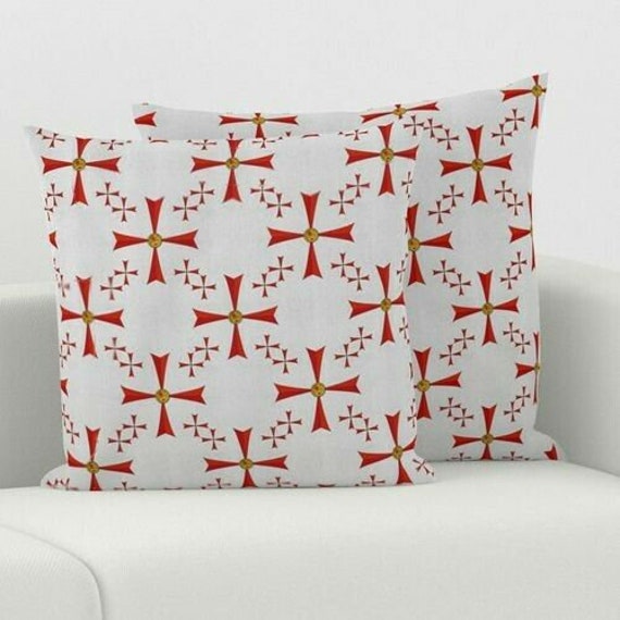 Housses de Coussins 40x40 Des Templiers Medievale