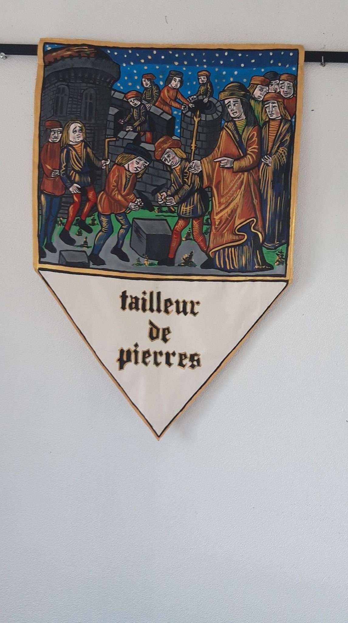 Tailleur de Pierre Médiévale Entièrement Doublé