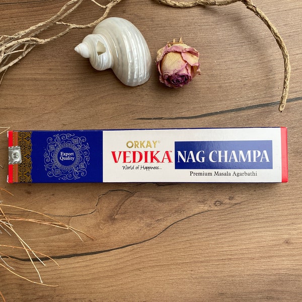 Orkay Vedika Nag Champa Räucherstäbchen 15 Gramm