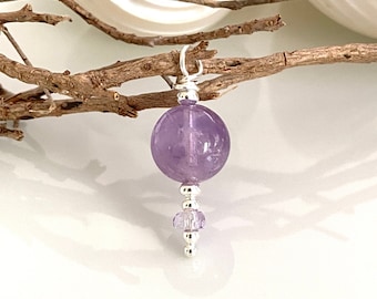 Pendant made of amethyst, ametrine and silver sterling