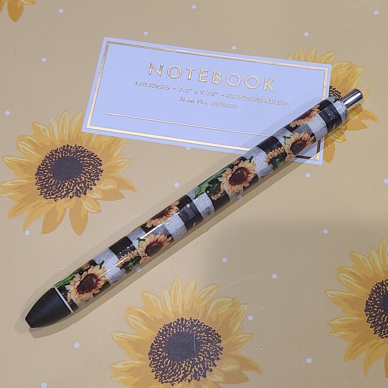 Sunflower Gel Pen Etsy