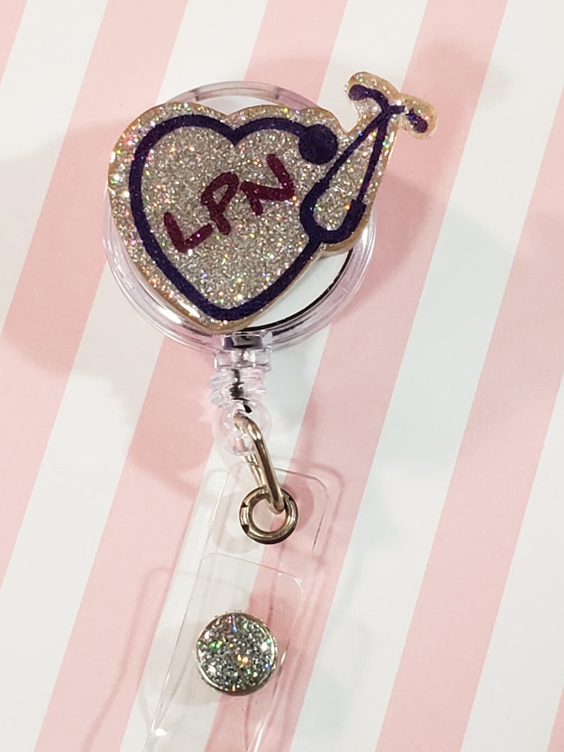 Lanyard Badge Reel LPNRN Stethoscope