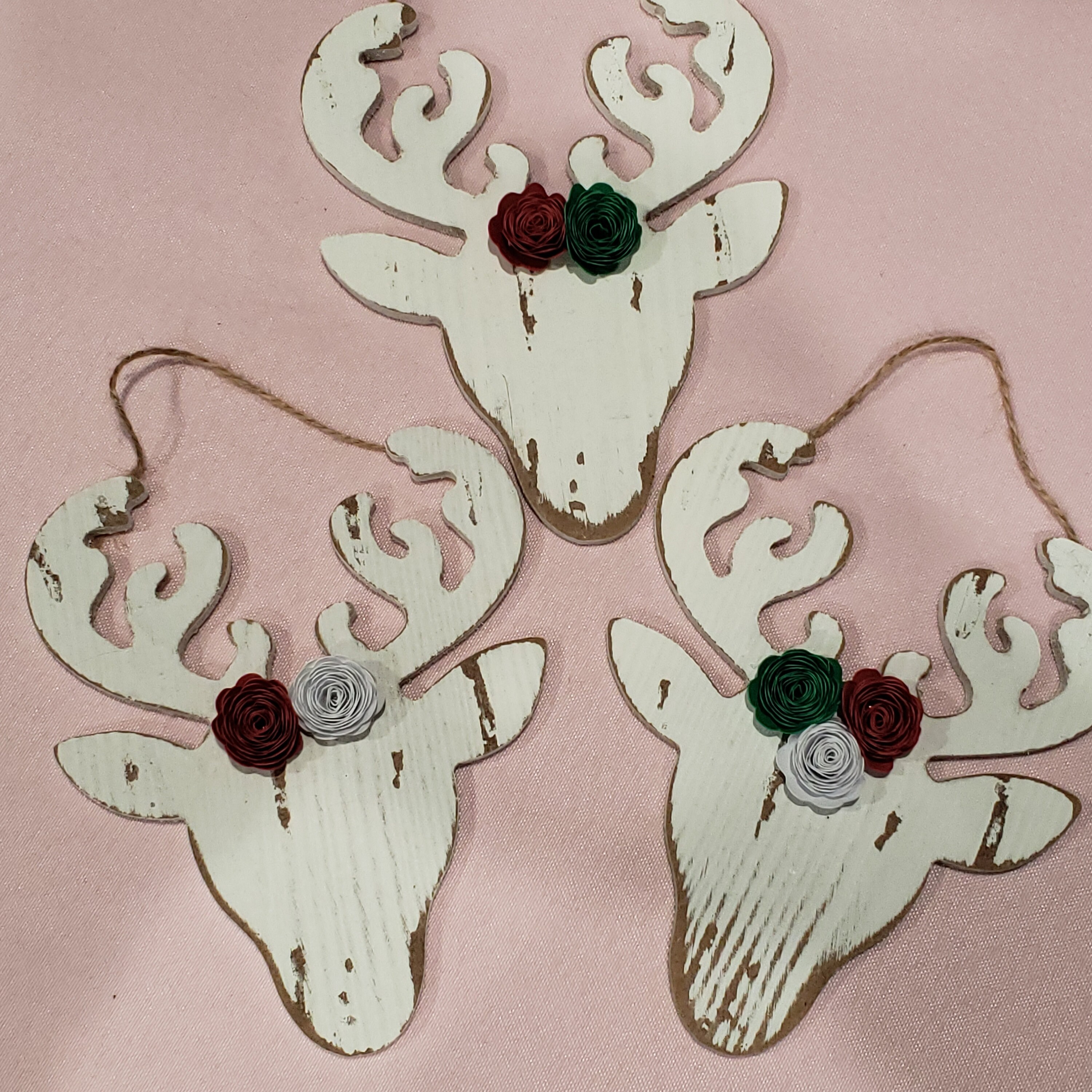 Deer head ornament Etsy