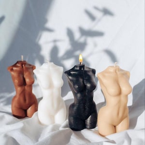 Soy wax candle woman