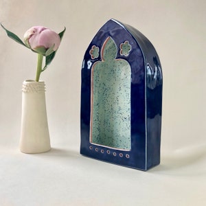 Shrines, Reliquaries, Ceramic Shrines, Ceramic Displays, Ceramic Houses, Spiritual Shrines, Wall Art image 1