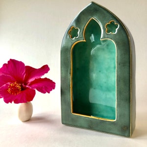 Shrines, Reliquaries, Ceramic Shrines, Ceramic Displays, Ceramic Houses, Spiritual Shrines, Wall Art image 5