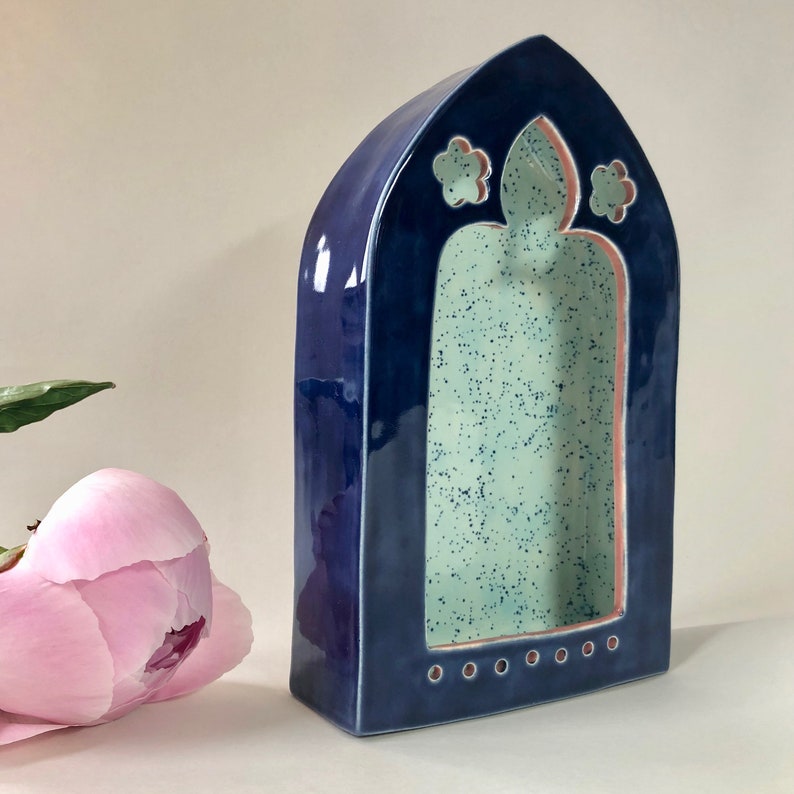 Shrines, Reliquaries, Ceramic Shrines, Ceramic Displays, Ceramic Houses, Spiritual Shrines, Wall Art image 2