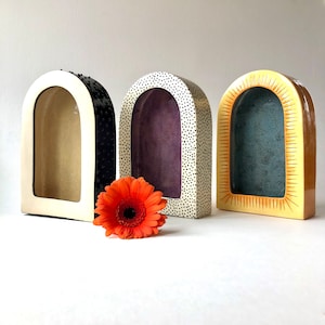 Contemporary Shrines, Ceramic Shrines, Hand Made Wall Shelf, Wall Candy, Ceramic Nicho