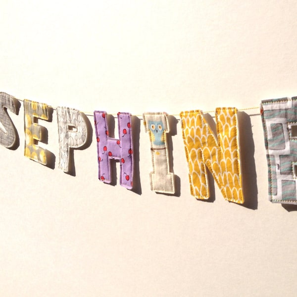 Baby Name Banner - Etsy