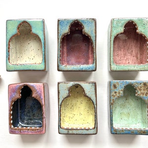 Miniature Shrines, Small Shrines, Ceramic Shrines, Spiritual Altars, Wall Candy image 1