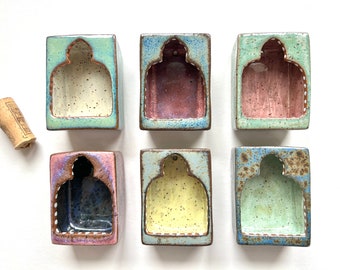 Miniature Shrines, Small Shrines, Ceramic Shrines, Spiritual Altars, Wall Candy