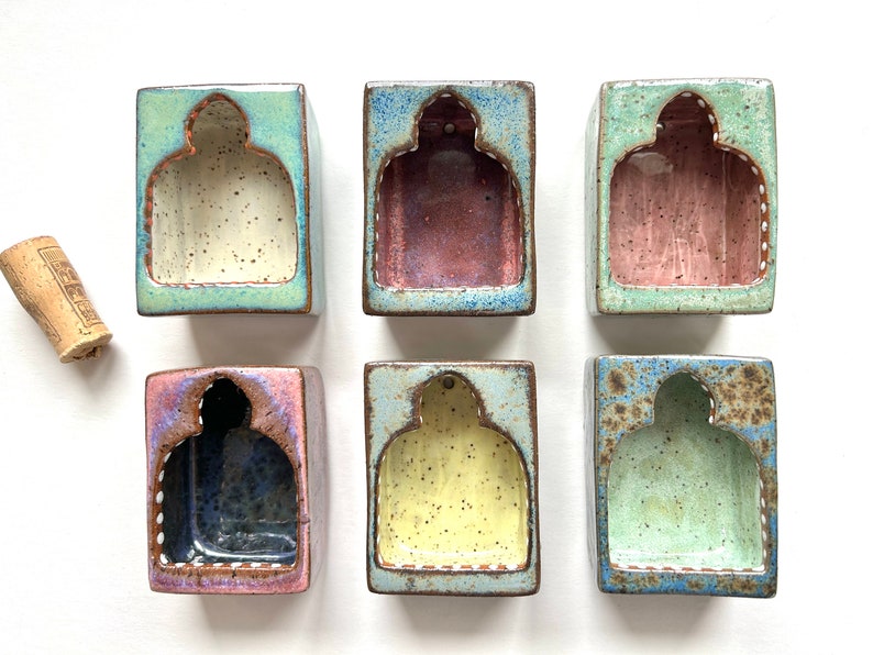 Miniature Shrines, Small Shrines, Ceramic Shrines, Spiritual Altars, Wall Candy image 1