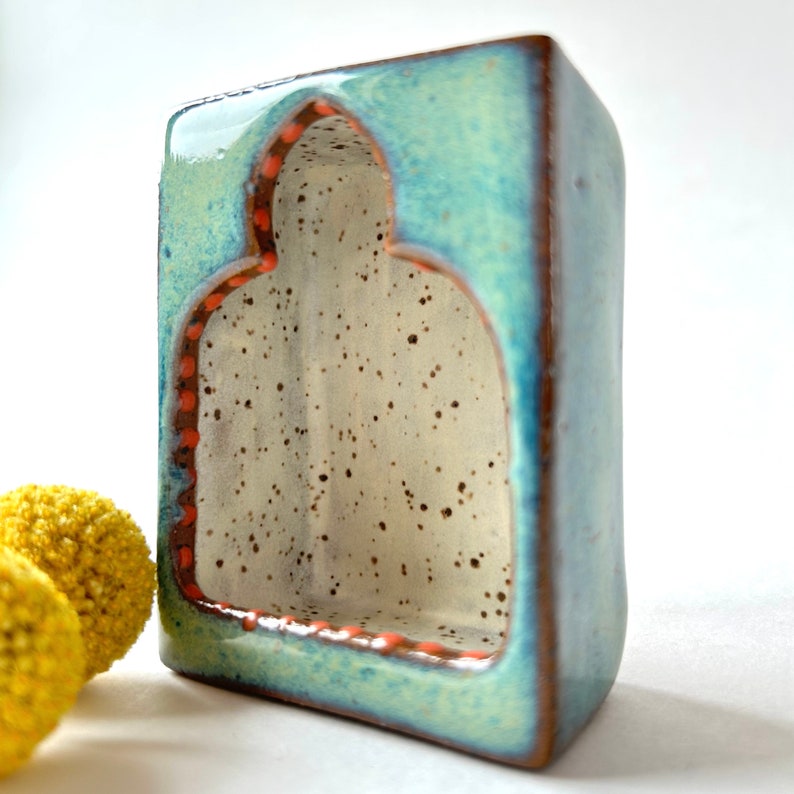 Miniature Shrines, Small Shrines, Ceramic Shrines, Spiritual Altars, Wall Candy image 2