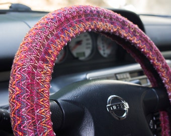 Steering wheel cover – Warm winter steer cover – car decor, accessories – automobile gift, car gift