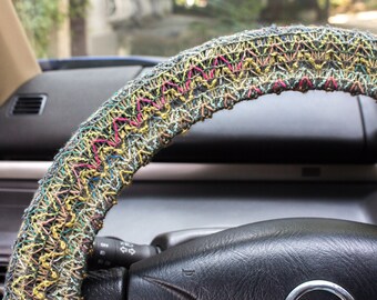 Steering wheel cover – steer cover – car decor, accessories – automobile gift, car gift