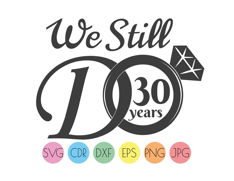 Free Free 225 30Th Wedding Anniversary Svg SVG PNG EPS DXF File
