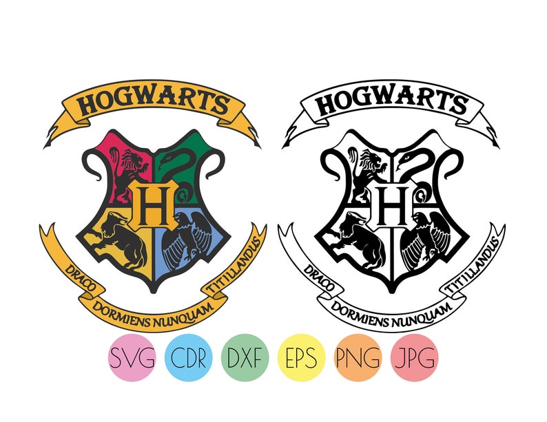 Download Hogwarts svg clipart Harry Potter svg cut file instant | Etsy