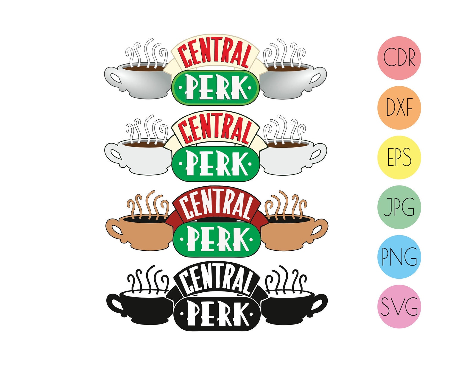 Free Free 90 Friends Central Perk Svg SVG PNG EPS DXF File