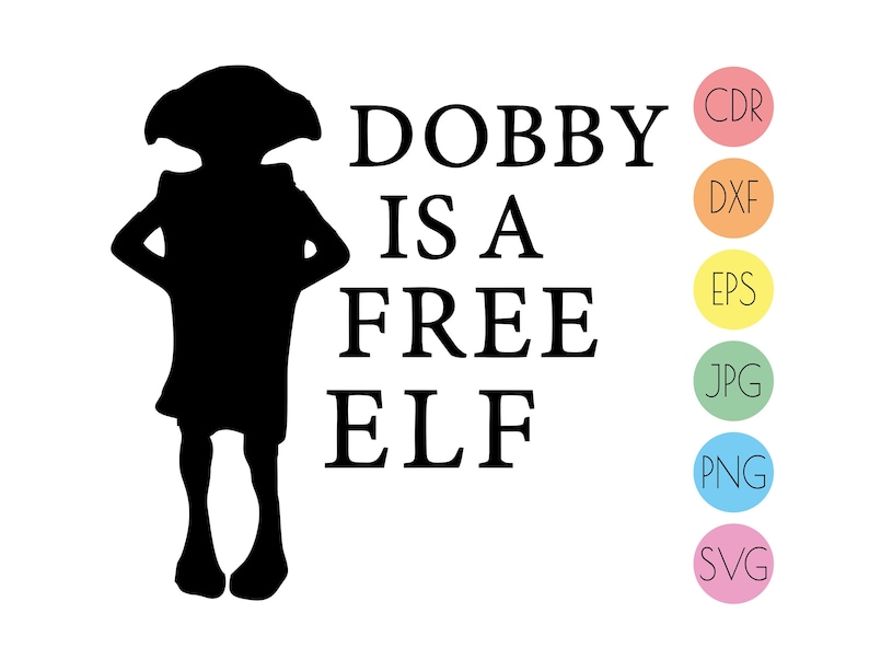 Download Dobby is a free elf svg cut file instant download Harry | Etsy