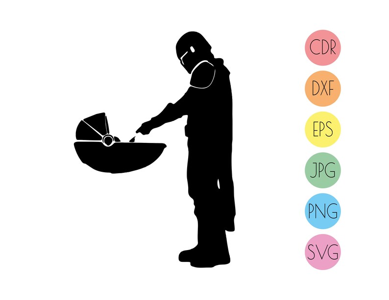Download Baby Yoda svg cut file instant download Star Wars vector | Etsy