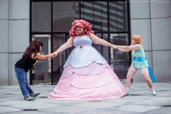 Lick cum filled Rose cosplay steven universe