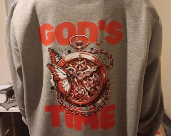 God's Time Christian T-Shirt: Faith Based Unisex Cotton Tee