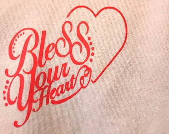 Custom "Bless Your Heart" Unisex Hoodie: Personalized Quote, Cozy Fit