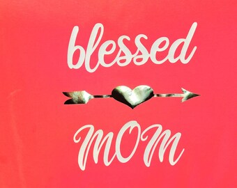 Blessed Mom T-Shirt | Soft Cotton Graphic Tee