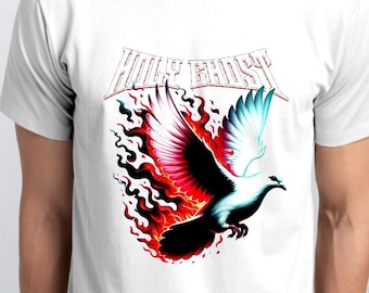 Holy Ghost Fire T-Shirt, Faith Based Graphic Tee