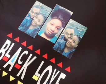 Custom Photo Couples T-Shirt | Anniversary Gift