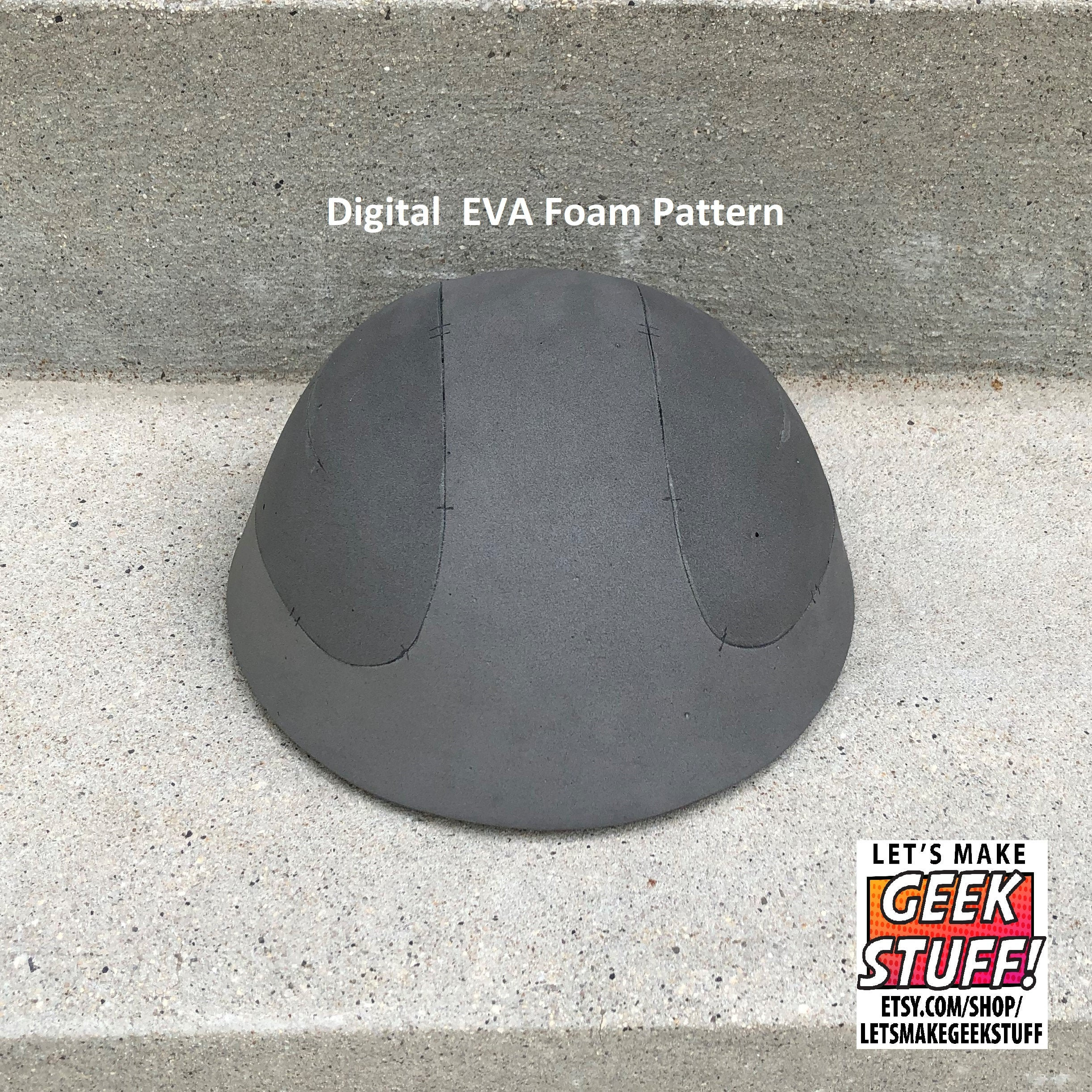 Digital Pattern EVA foam Dome with No Center Seam for Cosplay Etsy