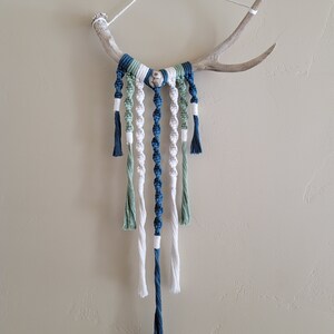 Small Macrame Wall Hanging: River Melt