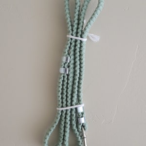 Macrame Dog Leash ~ Pet Leash ~ Handmade ~ Green