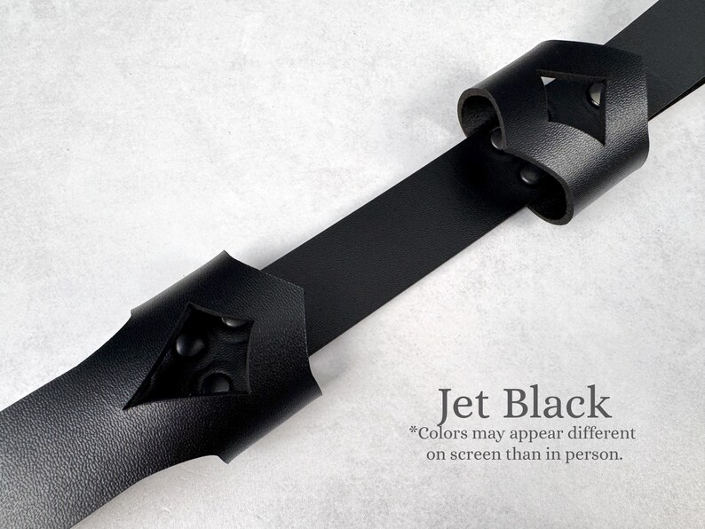 Leather Holster for Large 13” Clack Fan available in Jet Black, Antique Brown, Charcoal Gray, Army Green and Chocolate Brown Jet Black