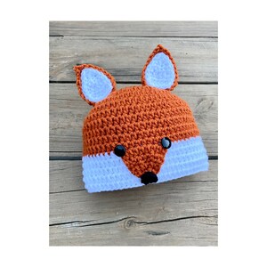 Crochet Fox Hat and Diaper Cover: Newborn Photo Prop or Baby Shower Gift