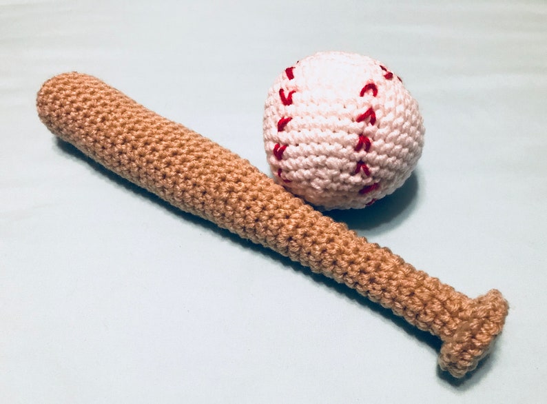 Baseball Outfit, Newborn baseball outfit, Baseball hat, newborn pictures, baseball photo shoot, crochet outfit, bat and ball, baseball gift image 6