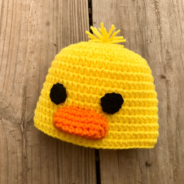 Duckling Outfit, Duck Outfit, BabyDuck Costume, Rubber Ducky Hat, Newborn Pictures, Newborn Photo Shoot, Halloween Costume, Snuggly Duckling