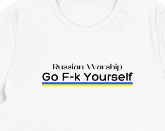 Russian Warship - Go F-k Yourself,  Women's relaxed fit T-Shirt