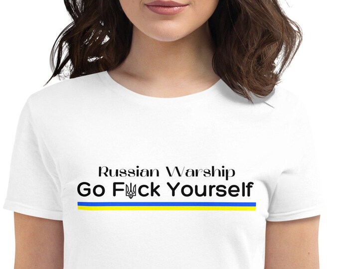 Russian Warship - Go F-ck Yourself - women's short sleeve t-shirt