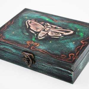 Speelkaarten dubbeldekker, speelkaarten houten kist, pokerspeler cadeau, handgemaakt pokerspeler ornament casino speler cadeau