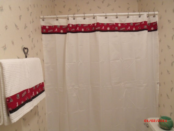 University Of Alabama Roll Tide Bathroom Set Towel Set Etsy