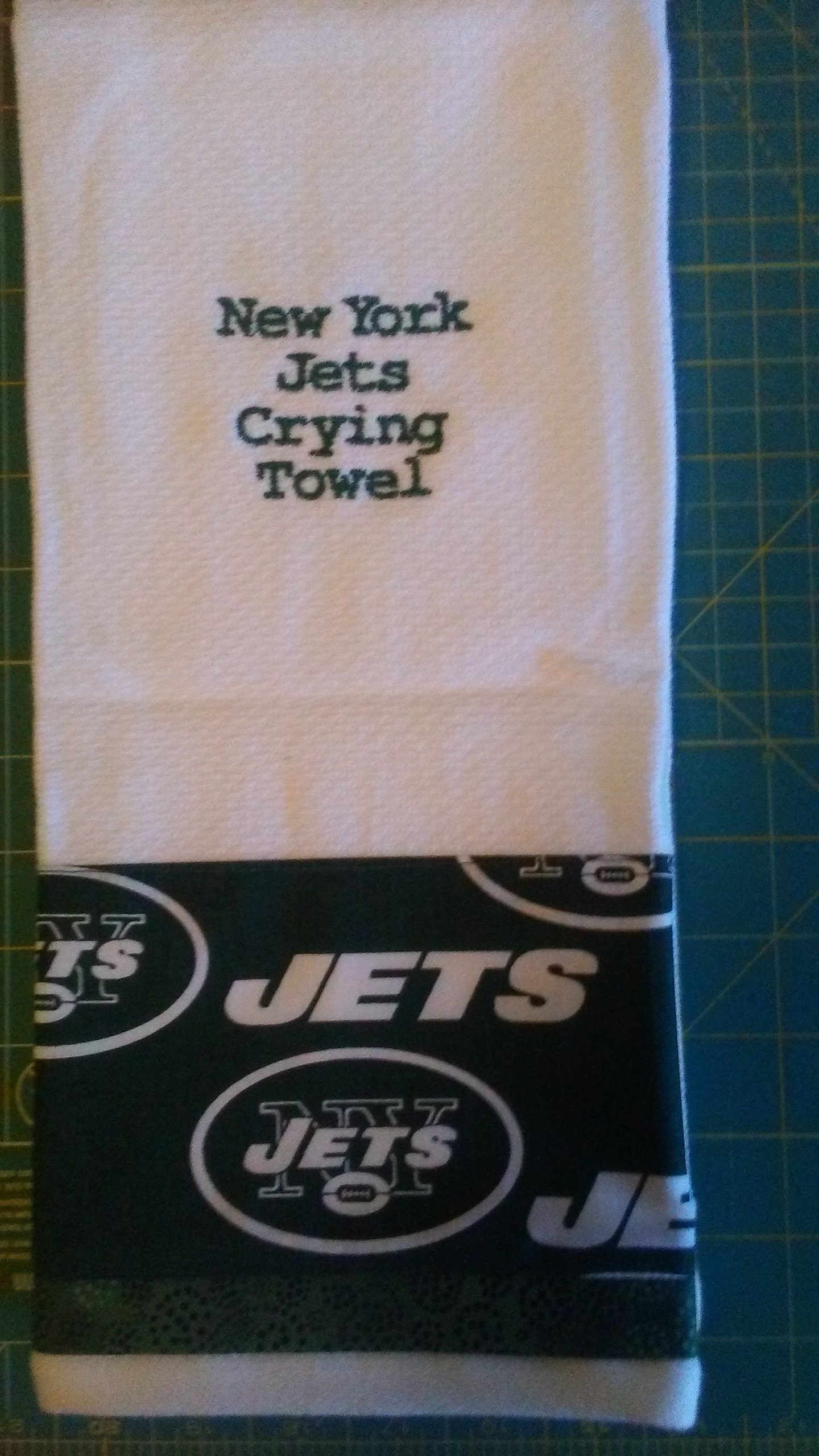 NFL New York Jets 2021 Green Giant Rally Towel + NY Jets Koozi