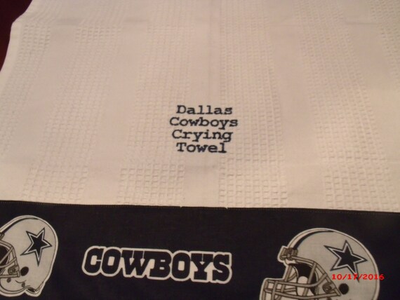 dallas cowboys crying towel