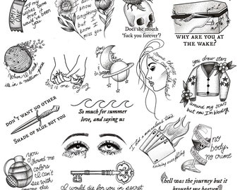 eleanor on Twitter taylor swift  folklore inspired flash sheets a  tattoo for every song these were so fun to do and you cant say im not  speedy  taylorswift13 httpstcoP2IcjE2DwA 