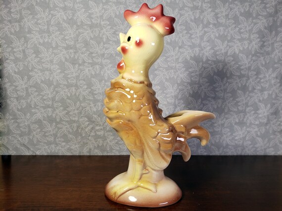 Vintage Kitchen Decor Ceramic Chicken Enchanto Co Calif Usa