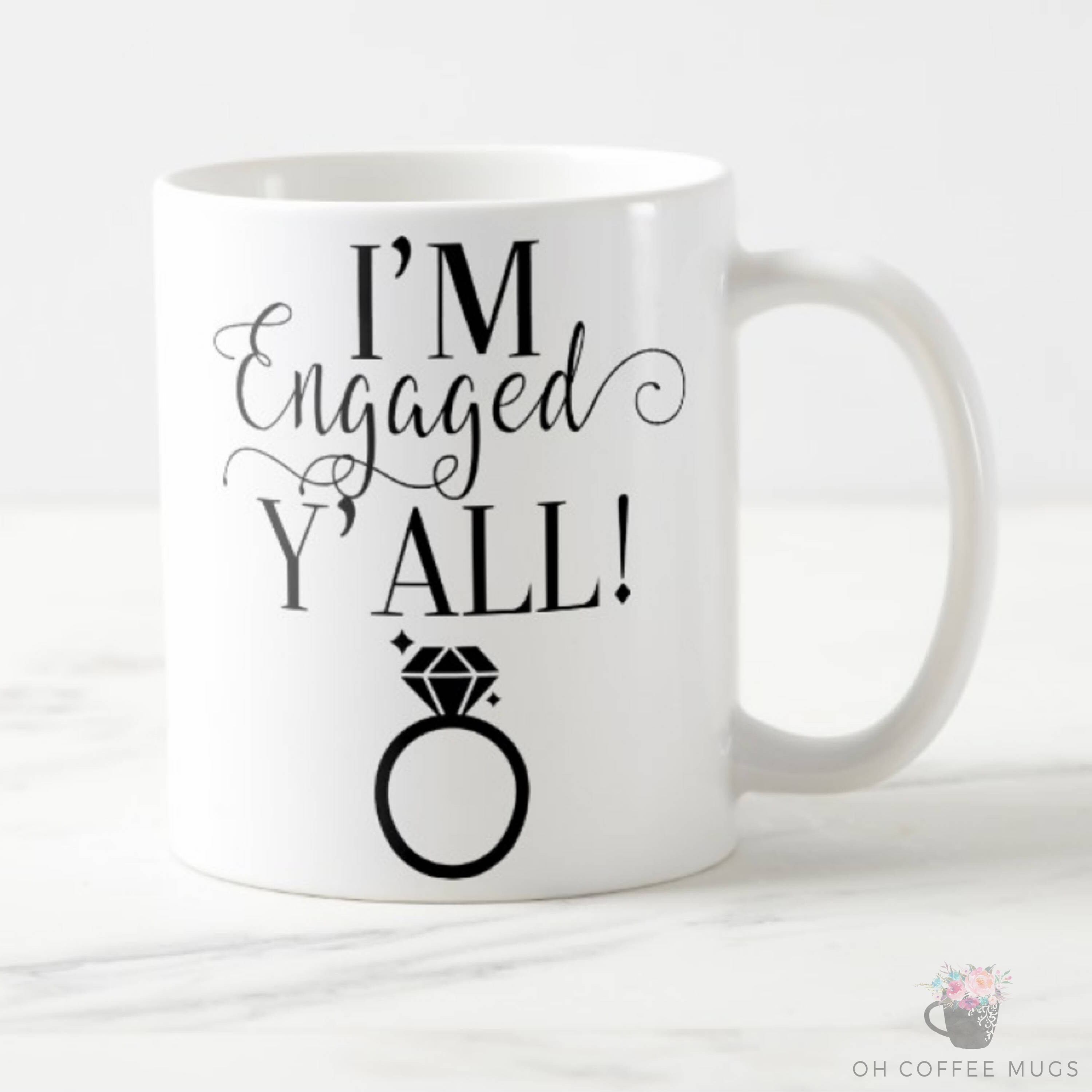 Engagement GIft Engagement Mug I'm Engaged Mug Engaged Cup Etsy