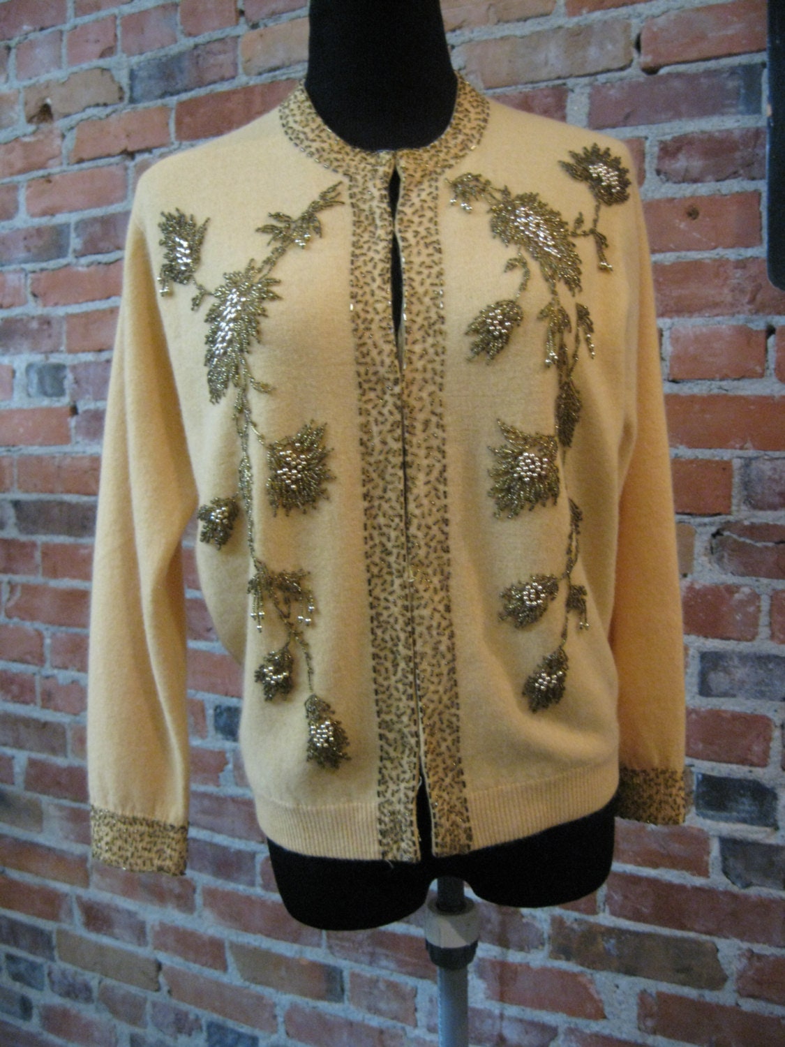 vintage beaded cardigan sweaters